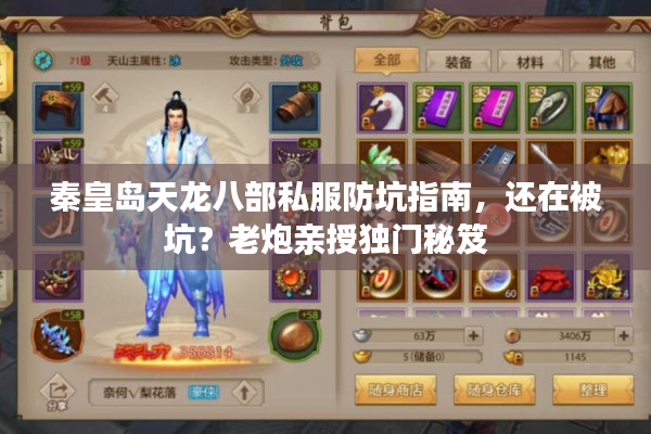 秦皇岛天龙八部私服防坑指南，还在被坑？老炮亲授独门秘笈