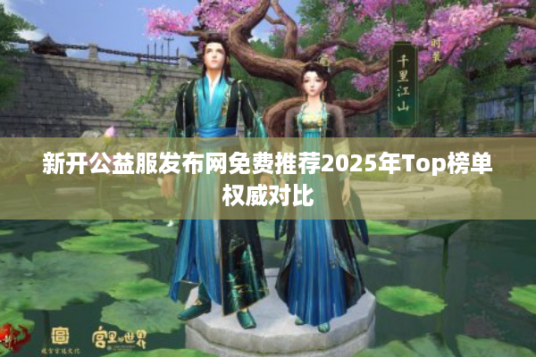 新开公益服发布网免费推荐2025年Top榜单权威对比