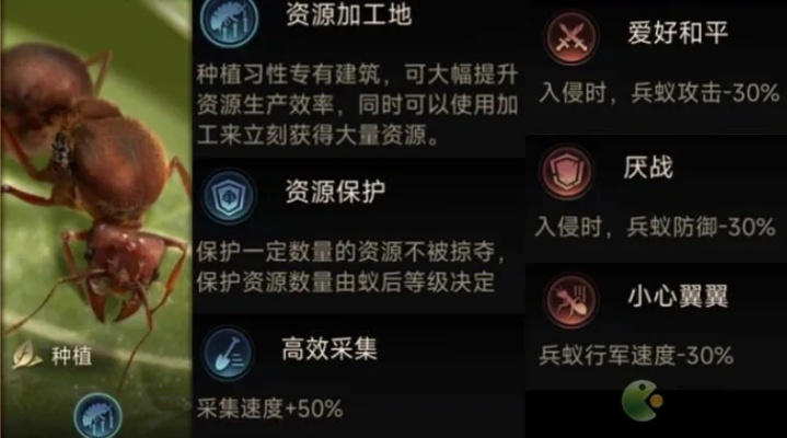 小小蚁国初期进化类型选择攻略