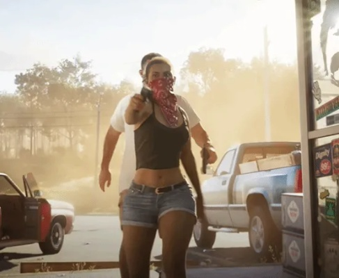国外辣妹COS《GTA6》女主露西娅：实在太会扭了