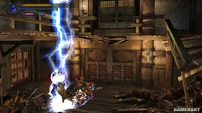 《鬼武者:剑之道》锤类武器震撼演示!一击空气破碎! 《鬼武者:剑之道》锤类武器震撼演示!一击空气破碎!